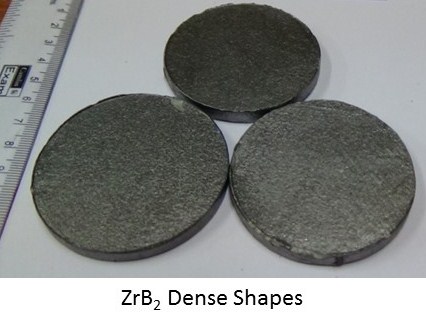 ZrB2 Dense Shapes