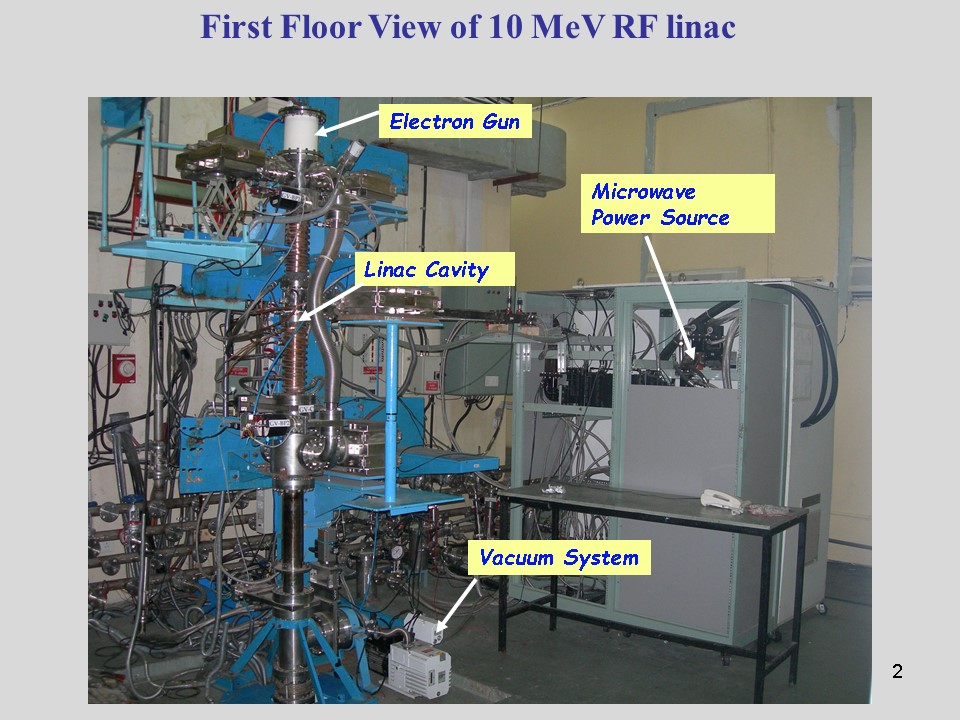 First Floor View of 10 MeV RF linac