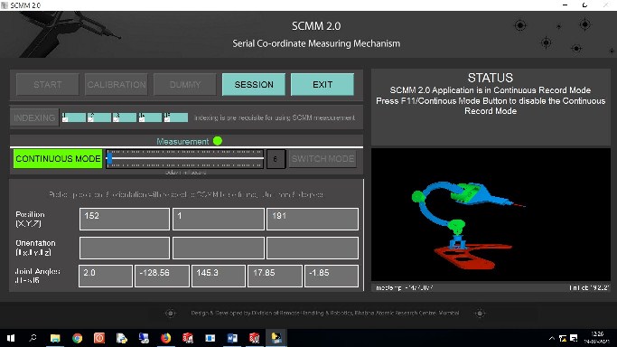 User Interface of SCMM