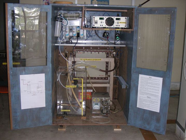 The Sodium Hypochlorite Electrolyser Plant